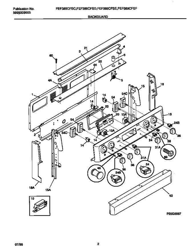 Diagram for FEF389CFSF