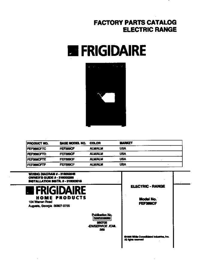 Diagram for FEF389CFTC