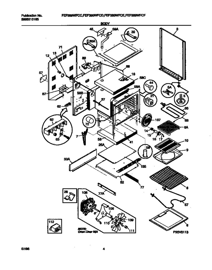 Diagram for FEF389WFCE
