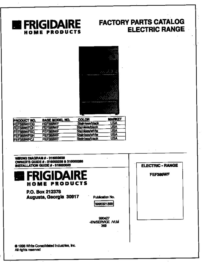 Diagram for FEF389WFCH