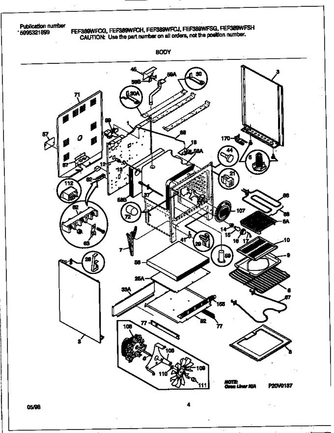 Diagram for FEF389WFCH