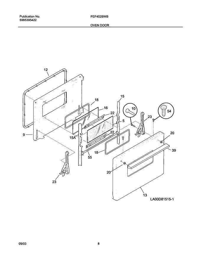 Diagram for FEF402BWB