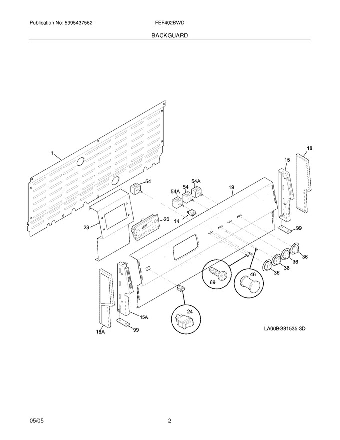 Diagram for FEF402BWD
