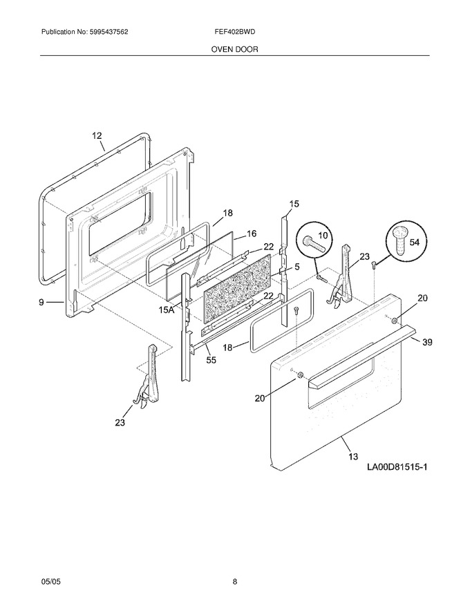 Diagram for FEF402BWD