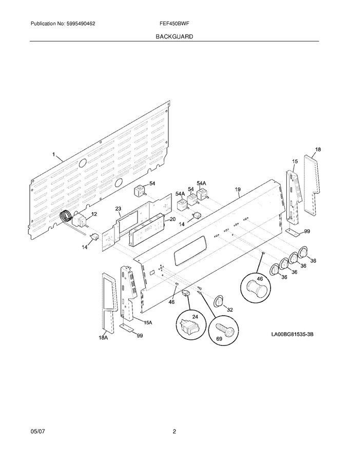Diagram for FEF450BWF