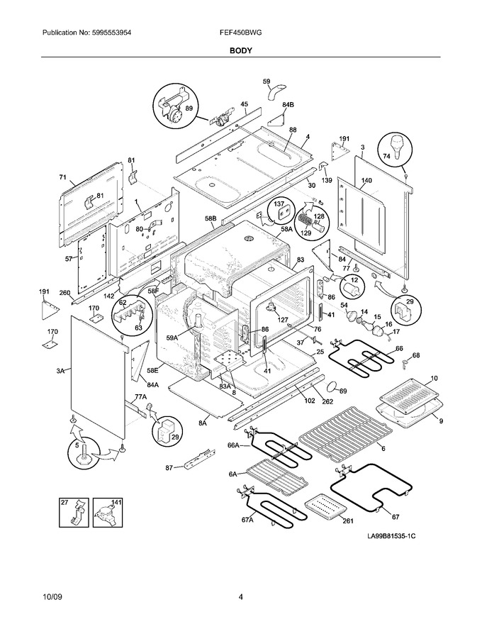 Diagram for FEF450BWG