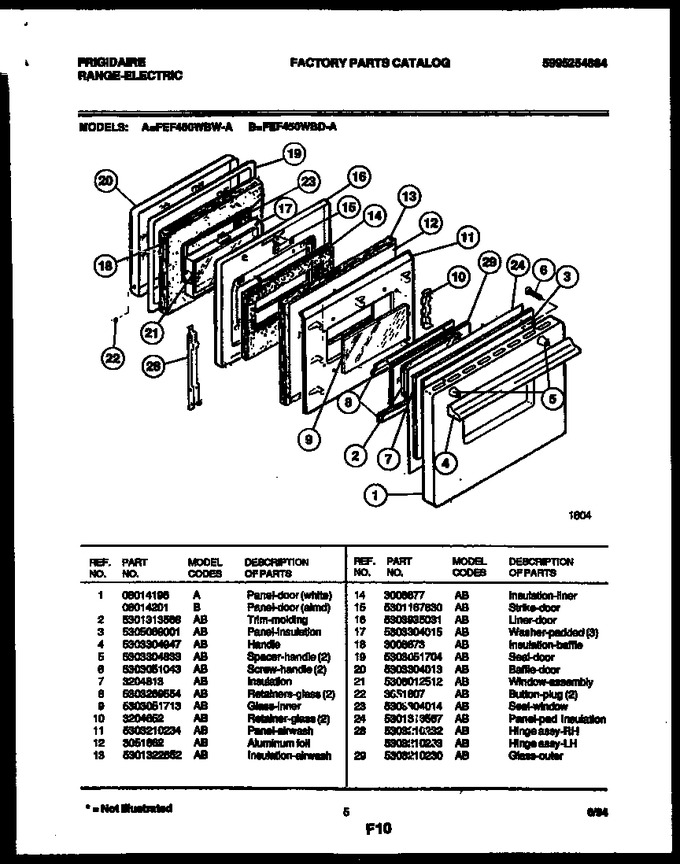 Diagram for FEF450WBWA