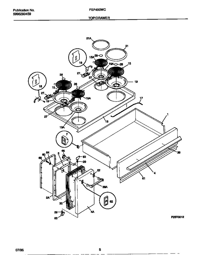 Diagram for FEF450WCDA