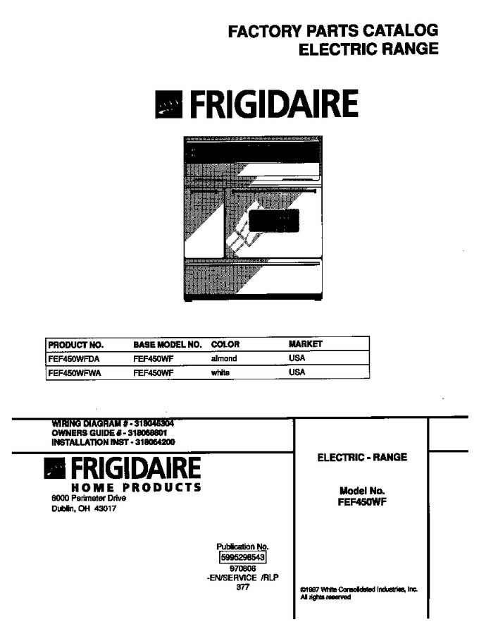 Diagram for FEF450WFDA
