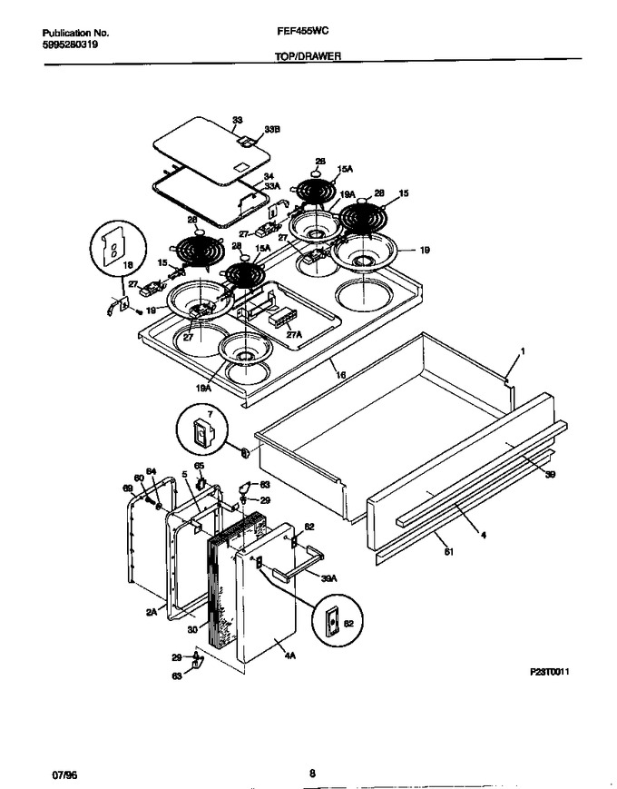 Diagram for FEF455WCBB