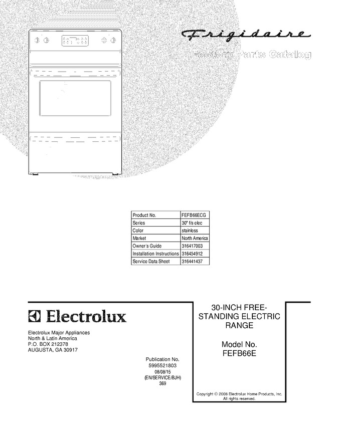Diagram for FEFB66ECG