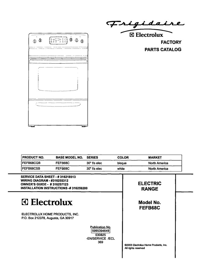 Diagram for FEFB68CQB