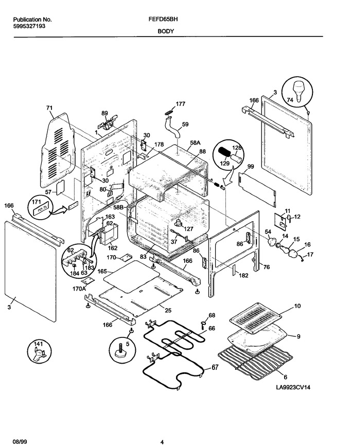 Diagram for FEFD65BHWB