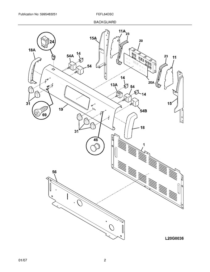 Diagram for FEFL64DSC