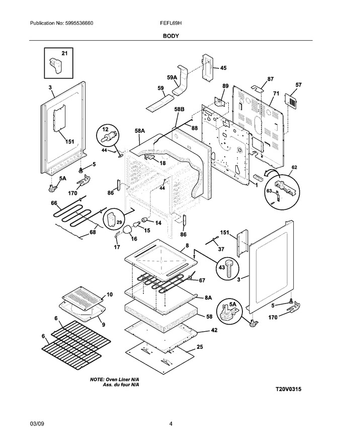 Diagram for FEFL69HSB