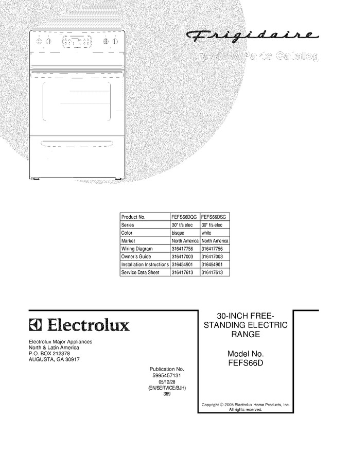 Diagram for FEFS66DQG