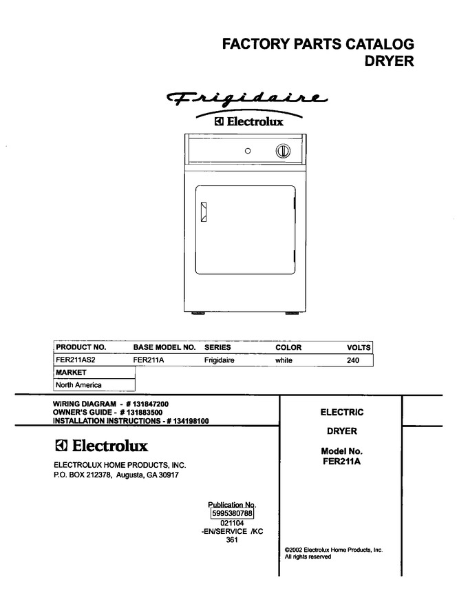 Diagram for FER211AS2