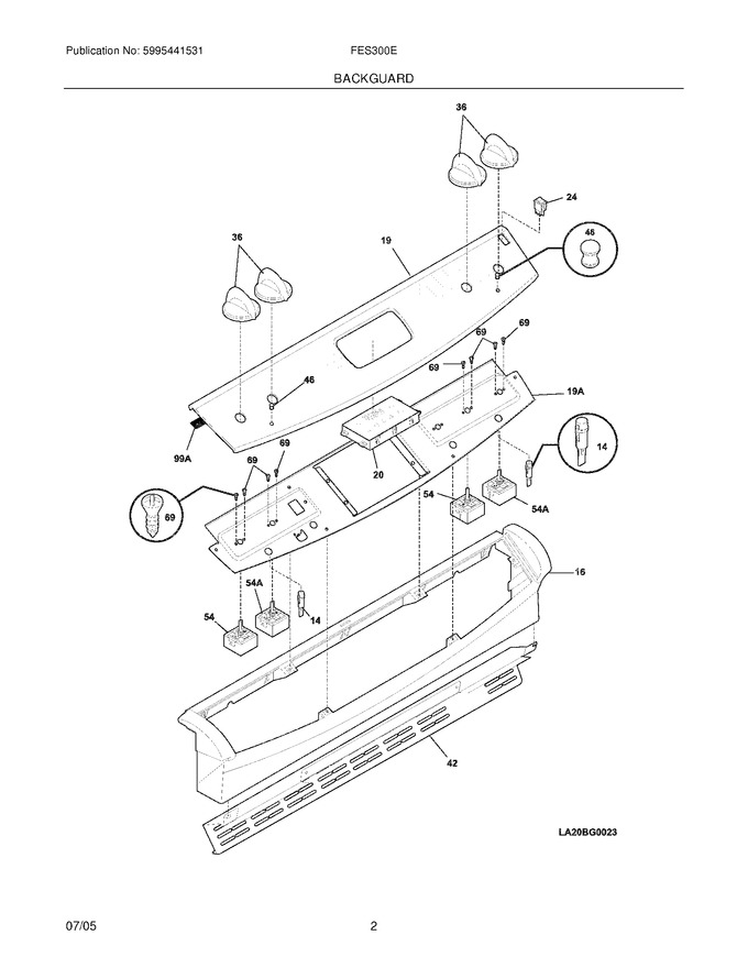 Diagram for FES300ESA