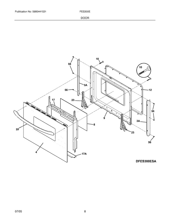 Diagram for FES300ESA