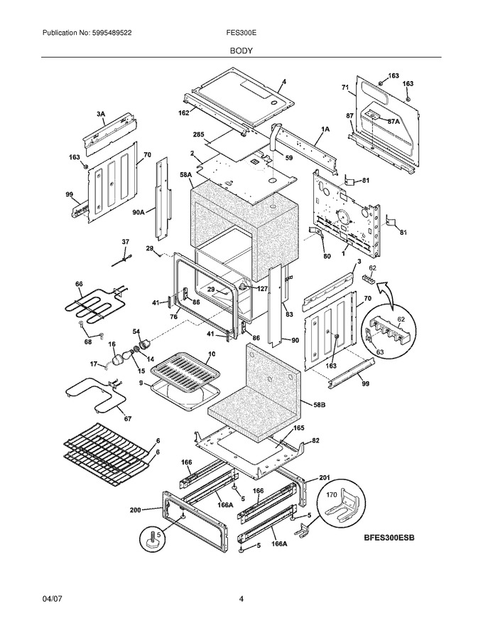 Diagram for FES300ESD