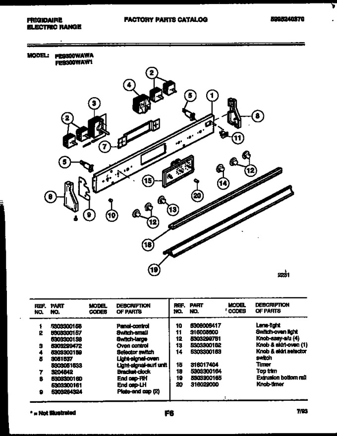 Diagram for FES300WAB1