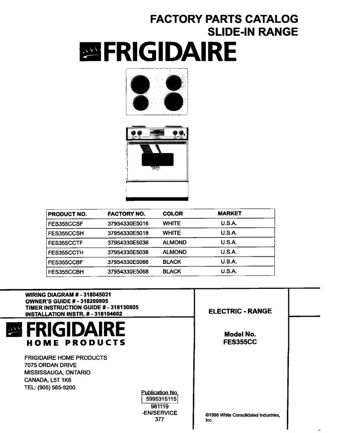 Diagram for FES355CCBH