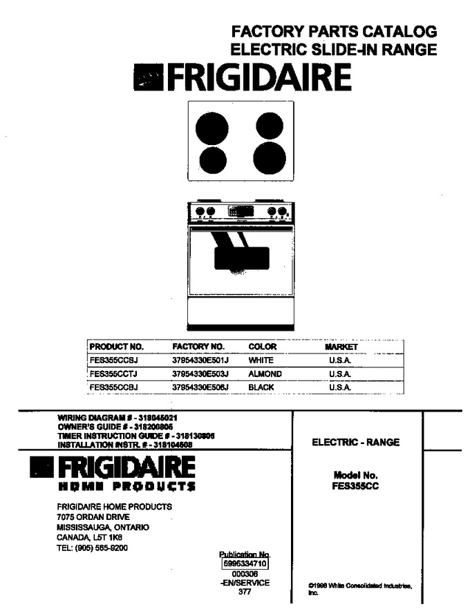 Diagram for FES355CCBJ