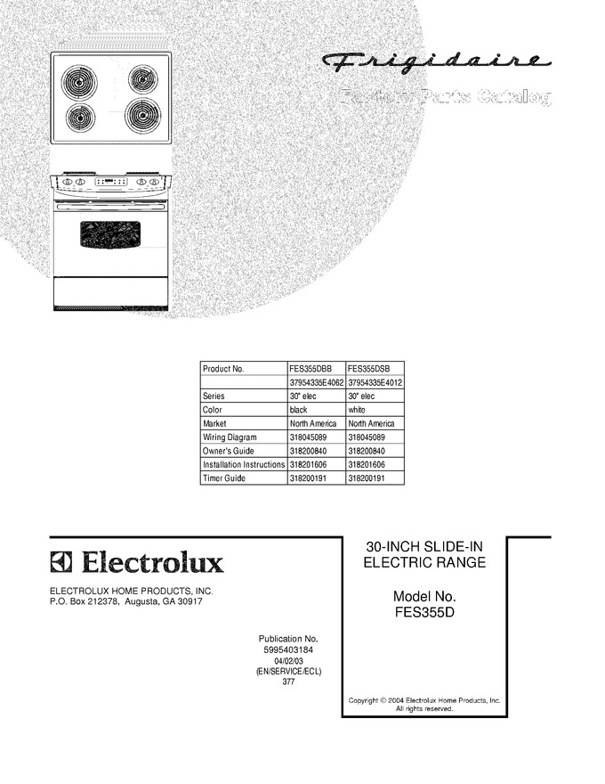 Diagram for FES355DSB