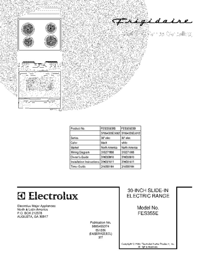 Diagram for FES355EBB