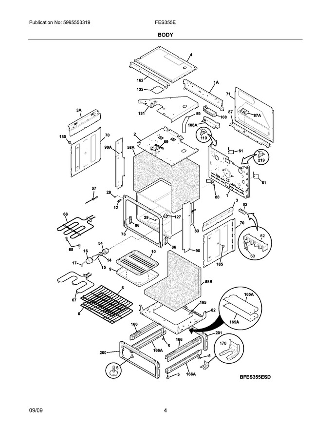 Diagram for FES355ESE