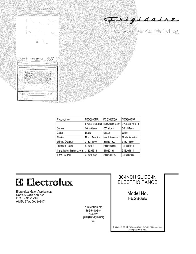 Diagram for FES366EQA