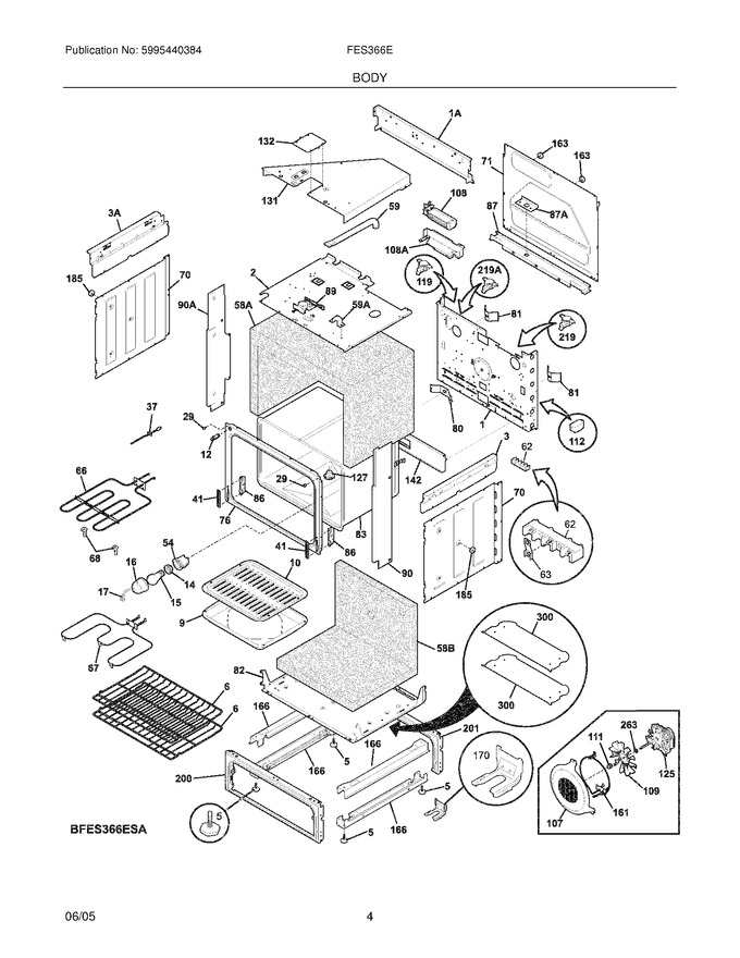 Diagram for FES366EQA