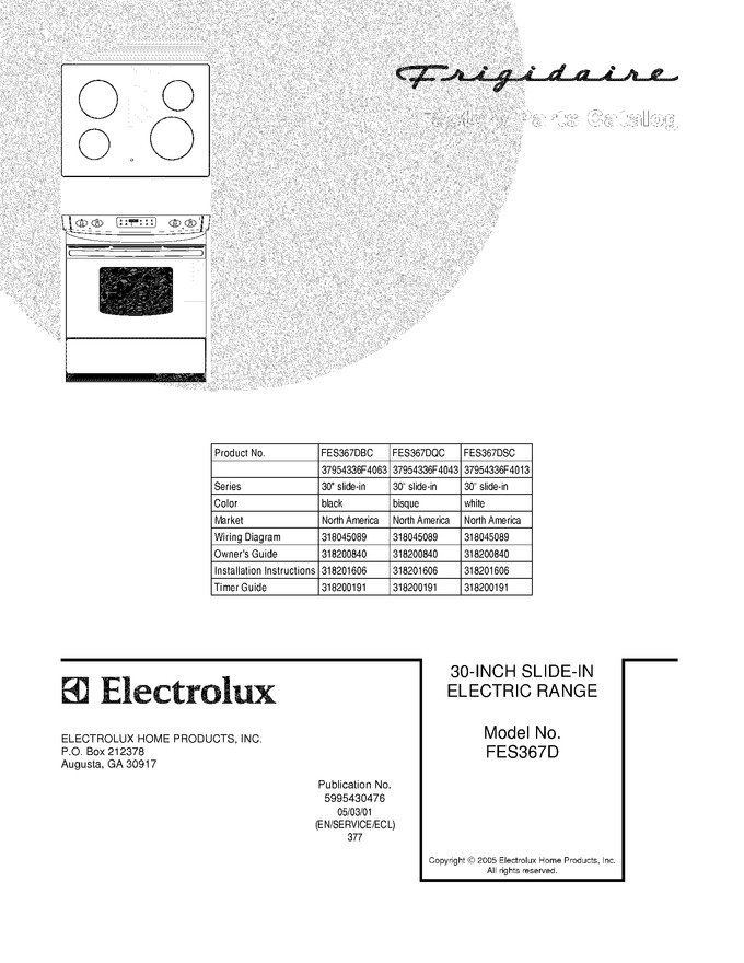 Diagram for FES367DQC