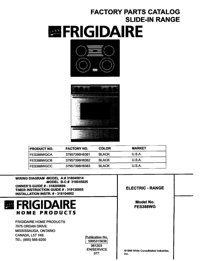 Diagram for FES388WGCC