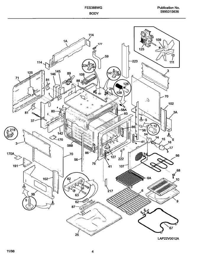 Diagram for FES388WGCC