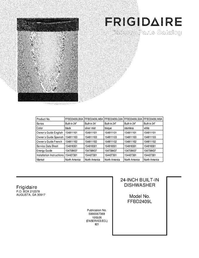 Diagram for FFBD2409LB0A