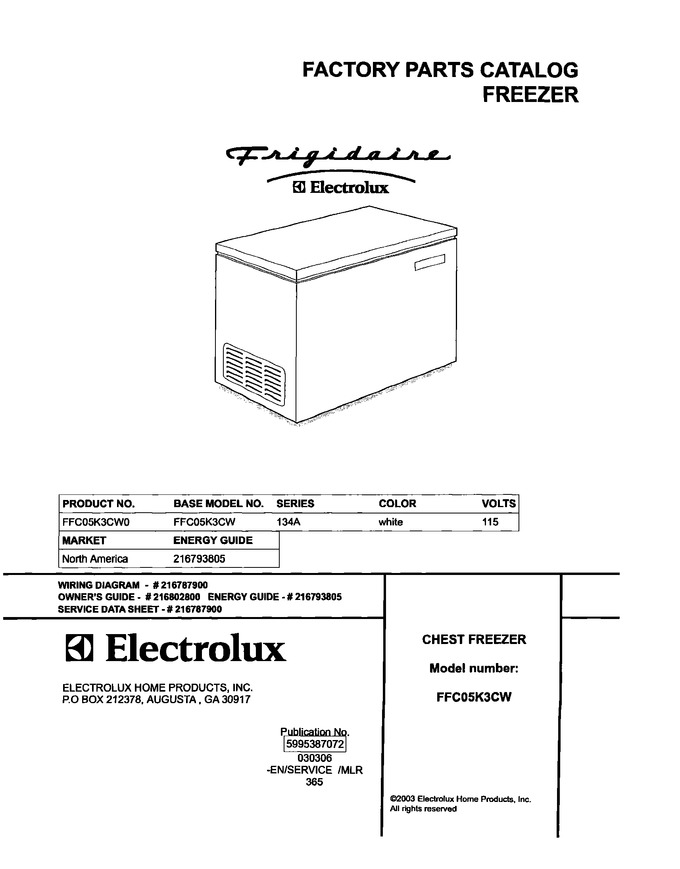 Diagram for FFC05K3CW0