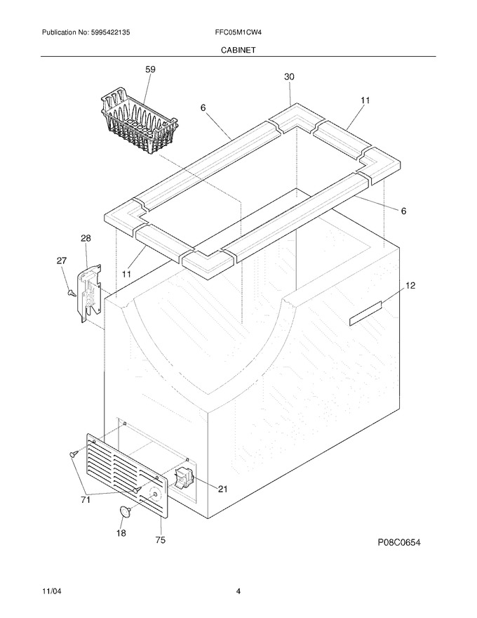 Diagram for FFC05M1CW4