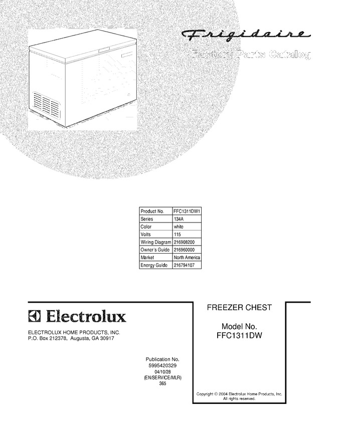 Diagram for FFC1311DW1