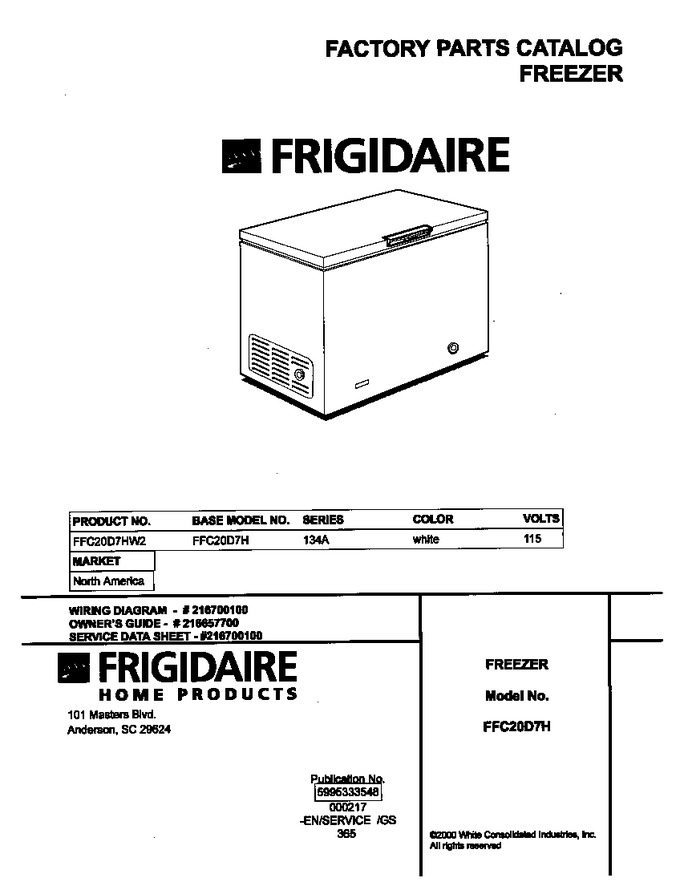 Diagram for FFC20D7HW2