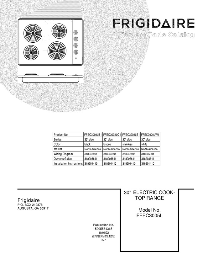 Diagram for FFEC3005LW1