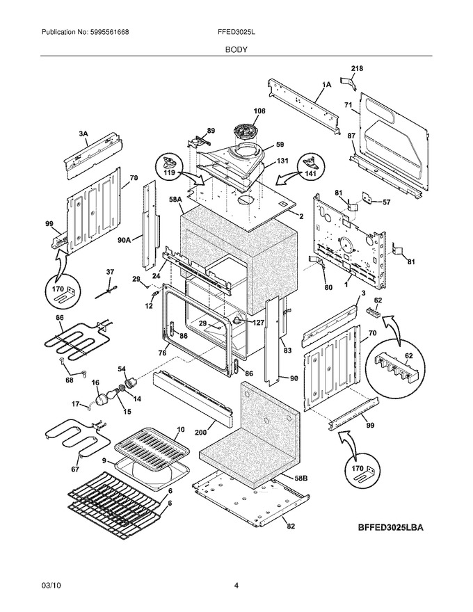 Diagram for FFED3025LBA