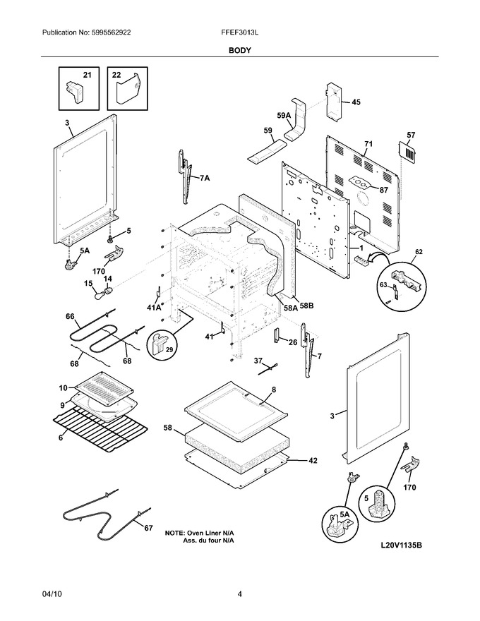 Diagram for FFEF3013LWA