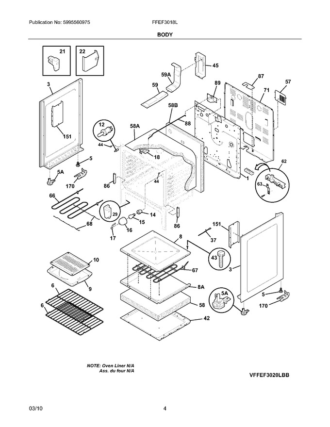 Diagram for FFEF3018LBA