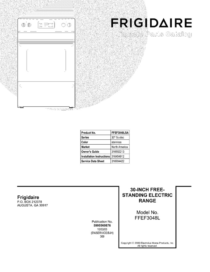 Diagram for FFEF3048LSA