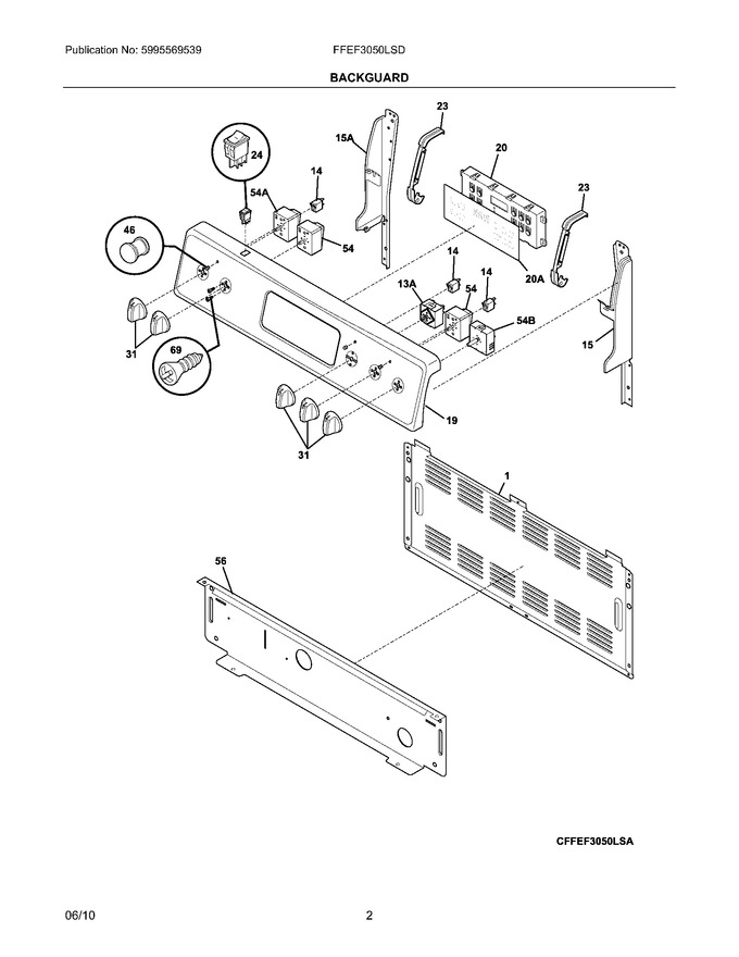 Diagram for FFEF3050LSD