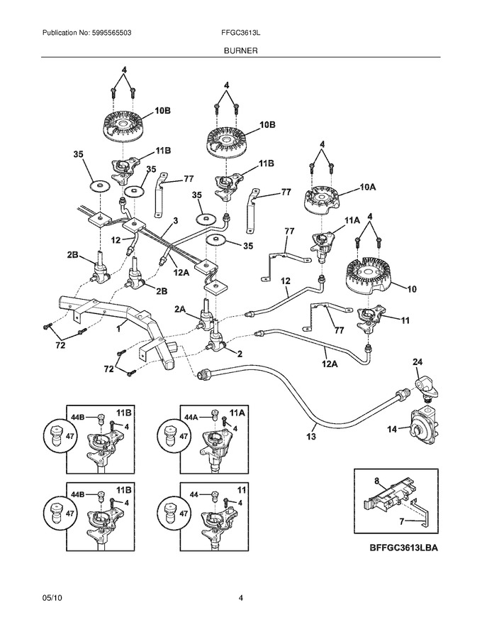Diagram for FFGC3613LBA