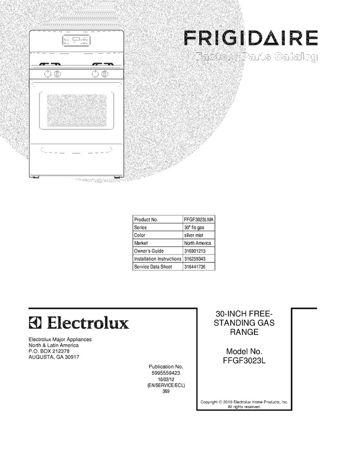 Diagram for FFGF3023LMA