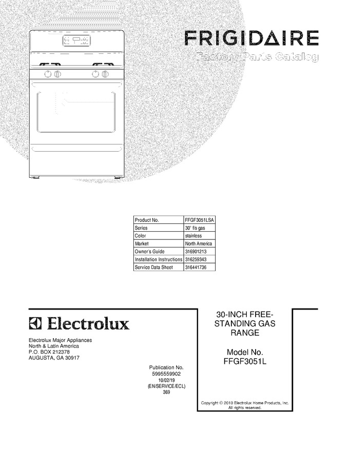 Diagram for FFGF3051LSA