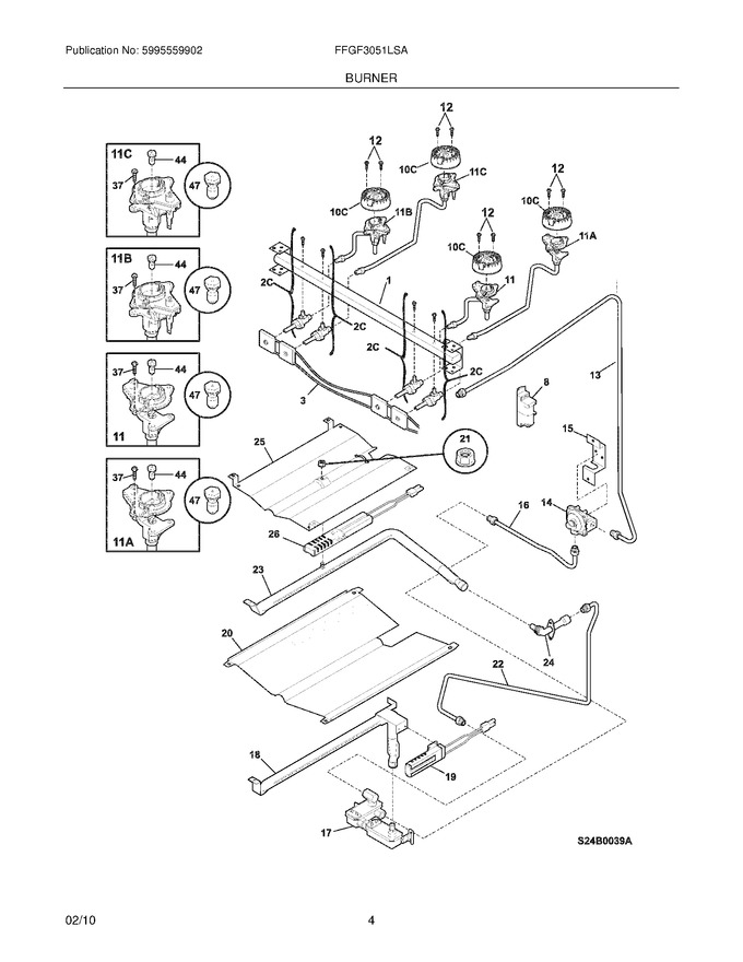 Diagram for FFGF3051LSA